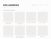 Tablet Screenshot of kenandrews.com